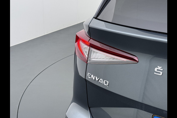 Škoda ENYAQ iV 80 204pk Leer+St+Verwarmd Pano-dak Trekhaak Adaptive Cruise PDC-a+v S.O.H. 94% 360°Camera 20"lm Apple Carplay Android Auto Luxus DAB Stuurverwarming Led Lmv Keyless Infotainment Plus Assistentie Plus Comfort-pakket 1e Eigenaar Origineel Nederlandse Auto Nieuwprijs €57.155,- 1.000kg trekvermogen!