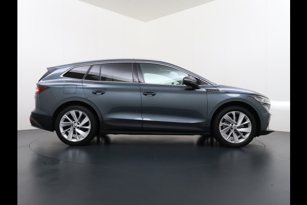 Škoda ENYAQ iV 80 204pk Leer+St+Verwarmd Pano-dak Trekhaak Adaptive Cruise PDC-a+v S.O.H. 94% 360°Camera 20"lm Apple Carplay Android Auto Luxus DAB Stuurverwarming Led Lmv Keyless Infotainment Plus Assistentie Plus Comfort-pakket 1e Eigenaar Origineel Nederlandse Auto Nieuwprijs €57.155,- 1.000kg trekvermogen!