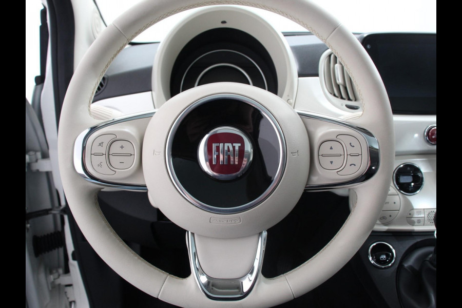 Fiat 500 1.0 Hybrid Dolcevita Panorama dak Climate Control Cruise Control Navigatie Apple Carplay/Android Auto Dab Digitale Cockpit Parkeer Sensoren  Lichtmetalen Velgen 16" Led