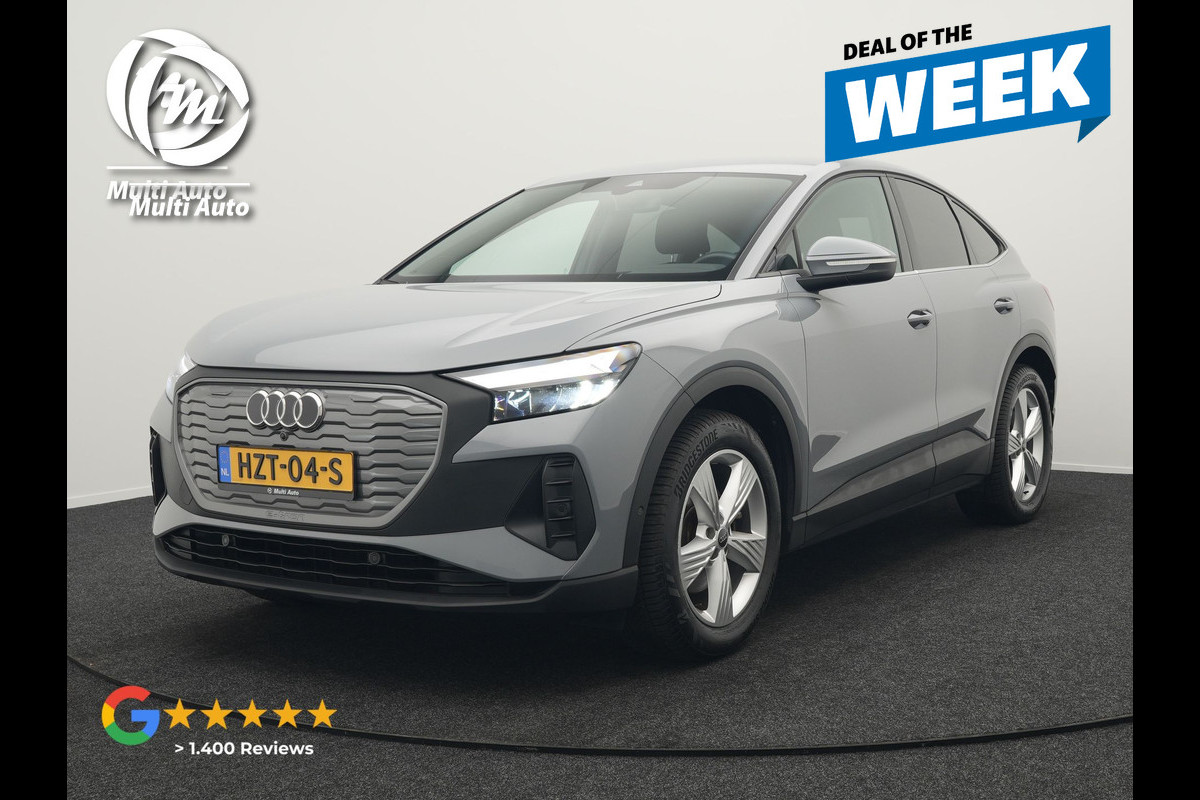 Audi Q4 Sportback e-tron 35 Edition 55 kWh 170pk Dealer O.H INCL BTW | Adaptive Cruise | Camera | Verwarmde Stoelen | Virtual | Front Assist | Navigatie | DAB |