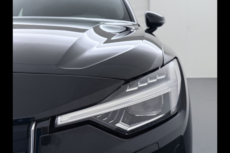 Polestar 2 AUT. 408 pk 0-100 4,7Sec AWD Long Range Dual Motor 78kWh Pano-Dak Electr.Stoelen+Geheugen+Verwarmd+Achterbank+Stuur Adaptive-Cru SOH 93% Verkeersbord detectie Regen-Lichtsensor Virtual-Cockpit Home-Link Bots waarschuwing Autonoom-Rem Lane Assist Keyless Connected 11KW AC laden tot 150kw DC Laden 4x4 1e Eigenaar Volledig Volvo_Polestar-Dealer Onderhouden Origineel Nederlandse Auto 1.500kg Trekvermogen 660Nm! € 60.000 nieuw!