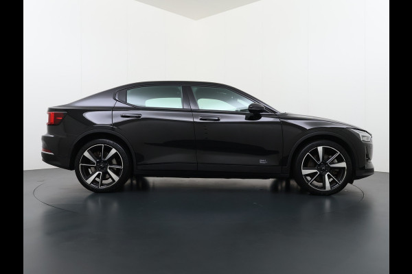 Polestar 2 AUT. 408 pk 0-100 4,7Sec AWD Long Range Dual Motor 78kWh Pano-Dak Electr.Stoelen+Geheugen+Verwarmd+Achterbank+Stuur Adaptive-Cru SOH 93% Verkeersbord detectie Regen-Lichtsensor Virtual-Cockpit Home-Link Bots waarschuwing Autonoom-Rem Lane Assist Keyless Connected 11KW AC laden tot 150kw DC Laden 4x4 1e Eigenaar Volledig Volvo_Polestar-Dealer Onderhouden Origineel Nederlandse Auto 1.500kg Trekvermogen 660Nm! € 60.000 nieuw!
