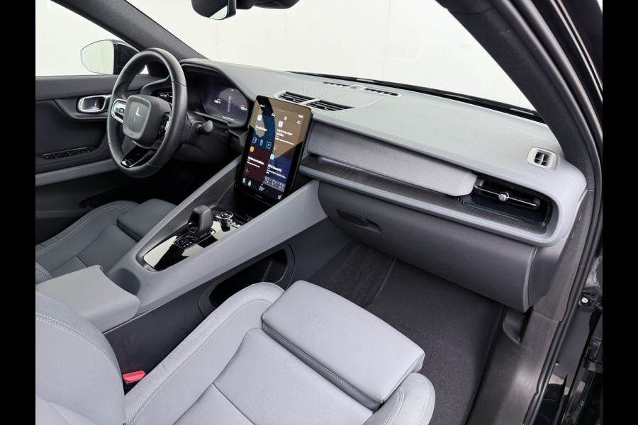 Polestar 2 AUT. 408 pk 0-100 4,7Sec AWD Long Range Dual Motor 78kWh Pano-Dak Electr.Stoelen+Geheugen+Verwarmd+Achterbank+Stuur Adaptive-Cru SOH 93% Verkeersbord detectie Regen-Lichtsensor Virtual-Cockpit Home-Link Bots waarschuwing Autonoom-Rem Lane Assist Keyless Connected 11KW AC laden tot 150kw DC Laden 4x4 1e Eigenaar Volledig Volvo_Polestar-Dealer Onderhouden Origineel Nederlandse Auto 1.500kg Trekvermogen 660Nm! € 60.000 nieuw!