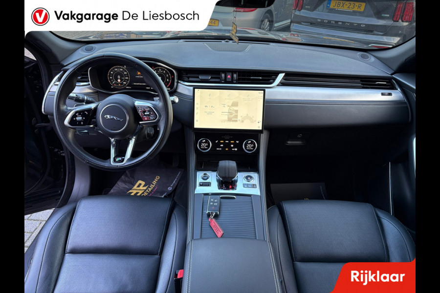 Jaguar F-Pace 2.0 P400e PHEV R-Dynamic S Black / Leder / Meridian / Panorama-dak / camera
