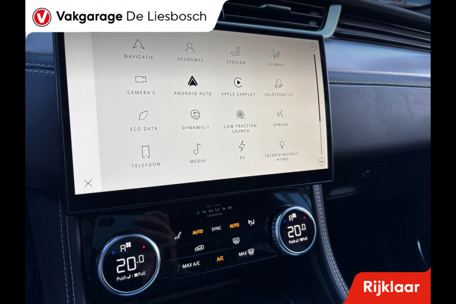 Jaguar F-Pace 2.0 P400e PHEV R-Dynamic S Black / Leder / Meridian / Panorama-dak / camera