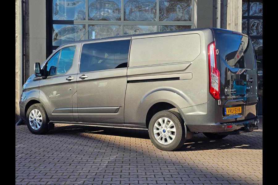 Ford Transit Custom 300 2.0 TDCI L2H1 Dubbele cabine | 2x Schuifdeur | Xenon | Trekhaak | Camera | PDC |