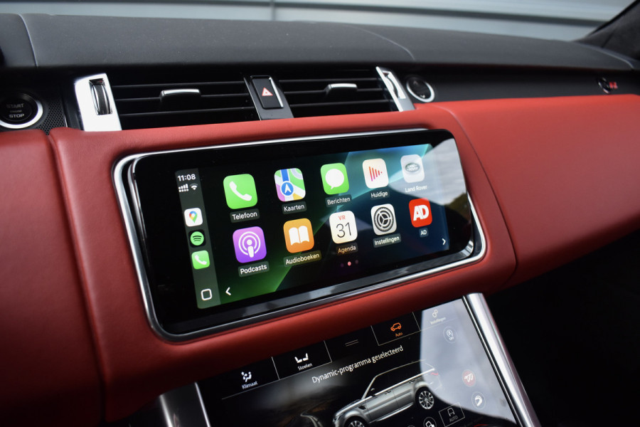 Land Rover Range Rover Sport 5.0 V8 SC SVR 575pk | Pano | Meridian Surround | Matrix | 360 Camera | Trekhaak | Carbon motorkap | CarPlay |