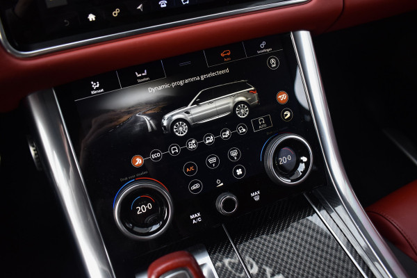 Land Rover Range Rover Sport 5.0 V8 SC SVR 575pk | Pano | Meridian Surround | Matrix | 360 Camera | Trekhaak | Carbon motorkap | CarPlay |