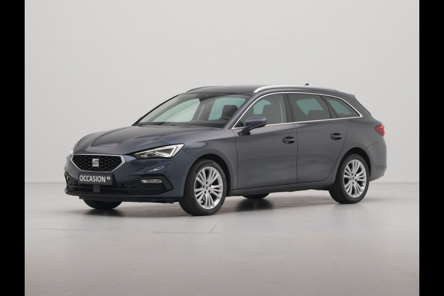 Seat Leon Sportstourer 1.5 TSI 130pk Style Navigatie Camera 17"velgen Keyless Parkassist 21