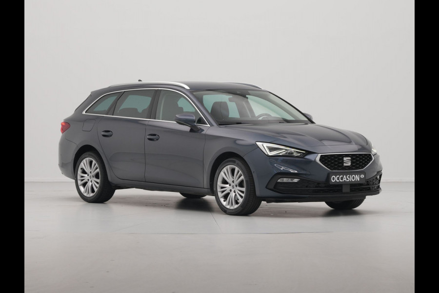 Seat Leon Sportstourer 1.5 TSI 130pk Style Navigatie Camera 17"velgen Keyless Parkassist 21