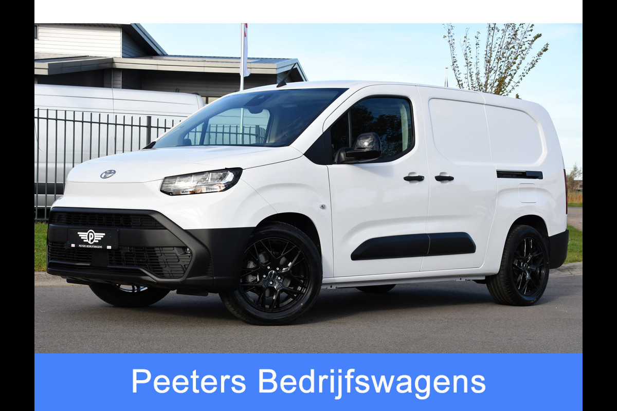 Toyota PROACE CITY Electric Long 50 kWh Black & White Edition 5 x Direct Leverbaar! Camera, Cruise, 2 x Schuifdeur, Carplay, 136pk,