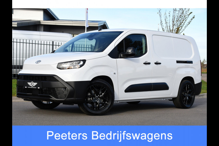 Toyota PROACE CITY Electric Long 50 kWh Black & White Edition 5 x Direct Leverbaar! Camera, Cruise, 2 x Schuifdeur, Carplay, 136pk,