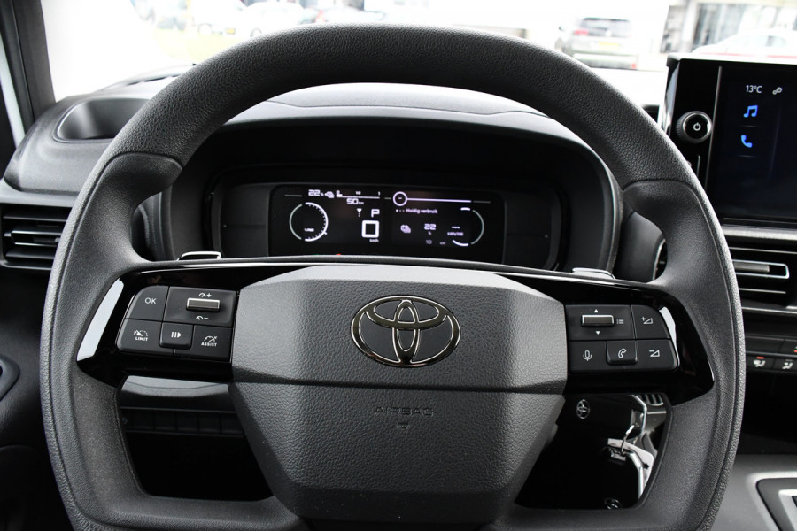 Toyota PROACE CITY Electric Long 50 kWh Black & White Edition 5 x Direct Leverbaar! Camera, Cruise, 2 x Schuifdeur, Carplay, 136pk,