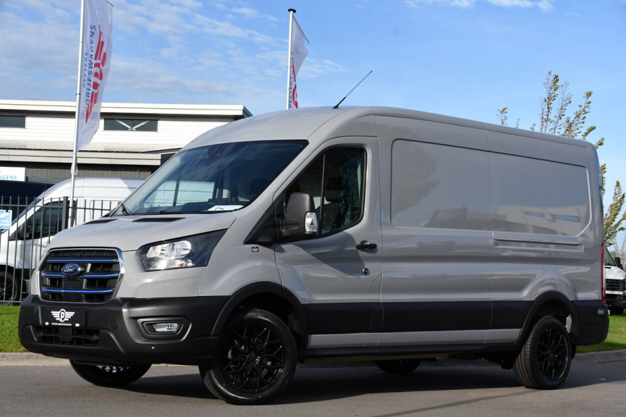 Ford E-Transit 350 L3H2 68 kWh PB Edition Adaptieve Cruise, 360 Camera, Carplay, BLIS, Stoelverwarming, NAVI, Multimedia, Sensoren, Uniek!