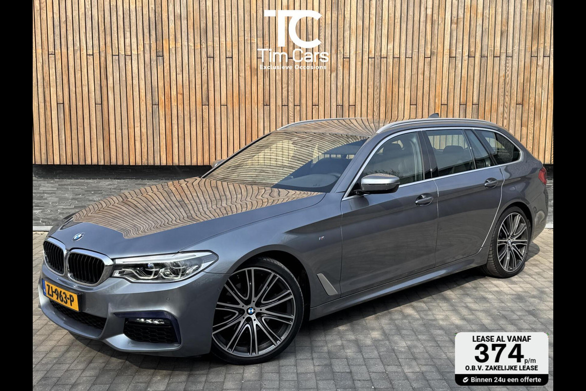 BMW 5 Serie Touring 520i Automaat M-sport | 20 inch lichtmetalen velgen | Navigatie proffesional | Sportstoelen | Stoelverwarming voor | Cli