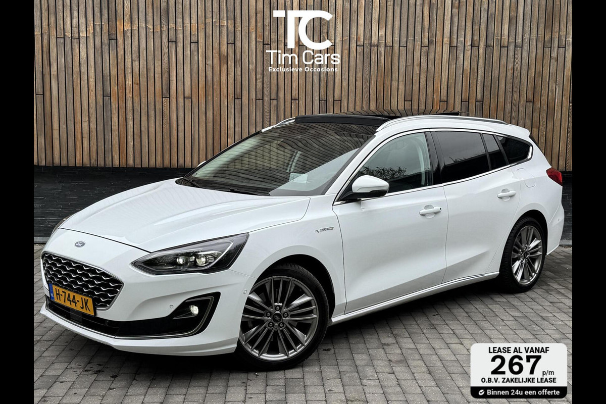 Ford FOCUS Wagon 1.5 EcoBoost Vignale Automaat | Panoramadak | Lederen bekleding | Stoel en- Stuurwielverwarming | Head-up display | Achteruitrij