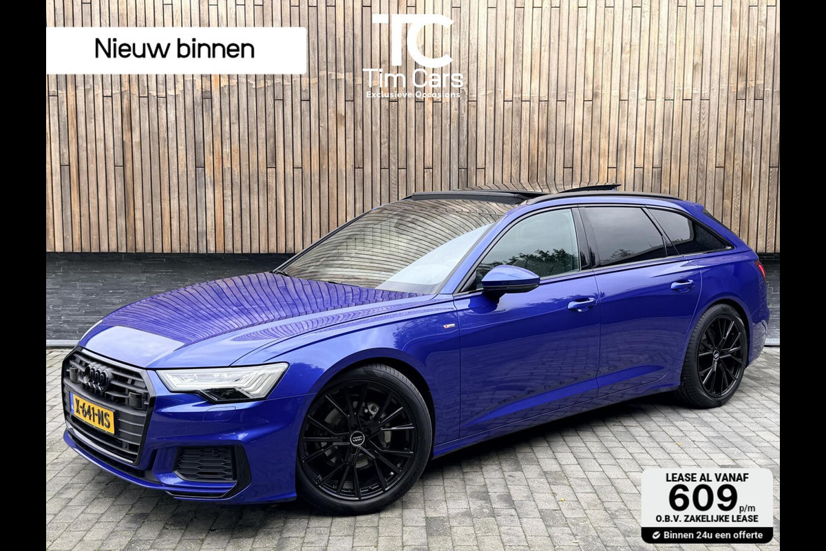 Audi A6 Avant 40 TFSI S edition Competition Automaat | Panoramadak | Trekhaak elektrisch uitklapbaar | Stoelverwarming | Afgevlakt stuur