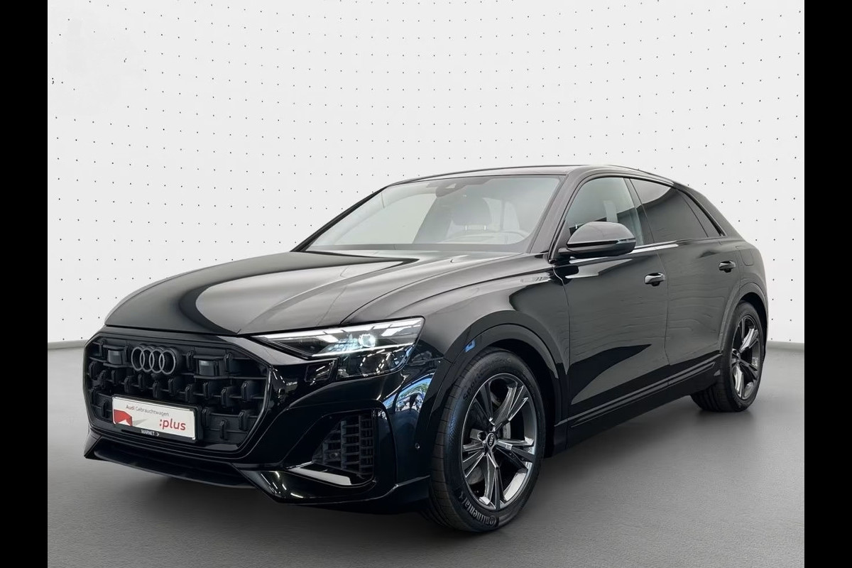 Audi Q8 55 TFSI e Quattro Pro S-LINE ** MATRIX, LEDER, VIRTUAL, ACC, MEM, HuD, LUCHTVERING ** 1e EIG - 5 jaar AUDI GAR - UNFALLFREI ** ** INFORMEER OOK NAAR ONZE AANTREKKELIJKE FINANCIAL-LEASE TARIEVEN **
