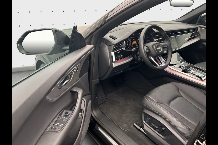 Audi Q8 55 TFSI e Quattro Pro S-LINE ** MATRIX, LEDER, VIRTUAL, ACC, MEM, HuD, LUCHTVERING ** 1e EIG - 5 jaar AUDI GAR - UNFALLFREI ** ** INFORMEER OOK NAAR ONZE AANTREKKELIJKE FINANCIAL-LEASE TARIEVEN **
