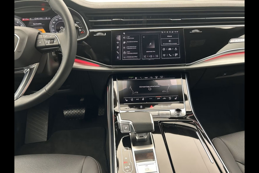 Audi Q8 55 TFSI e Quattro Pro S-LINE ** MATRIX, LEDER, VIRTUAL, ACC, MEM, HuD, LUCHTVERING ** 1e EIG - 5 jaar AUDI GAR - UNFALLFREI ** ** INFORMEER OOK NAAR ONZE AANTREKKELIJKE FINANCIAL-LEASE TARIEVEN **
