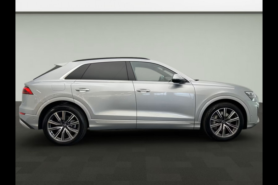 Audi Q8 55 TFSI e Quattro Pro S-LINE ** MATRIX, HALF-LEDER, VIRTUAL, ACC, B&O, HuD, LUCHTVERING ** 1e EIG - 5 jaar AUDI GAR - UNFALLFREI ** ** INFORMEER OOK NAAR ONZE AANTREKKELIJKE FINANCIAL-LEASE TARIEVEN **