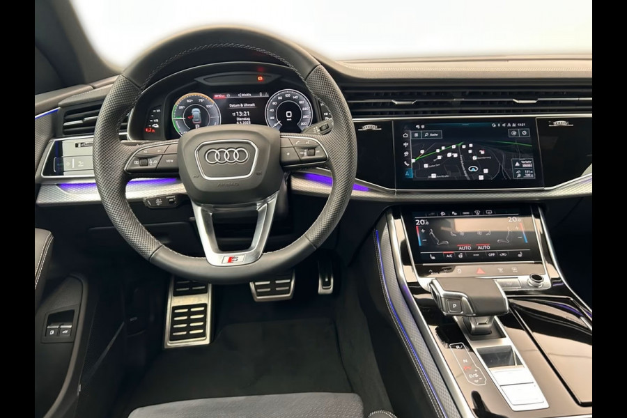 Audi Q8 55 TFSI e Quattro Pro S-LINE ** MATRIX, HALF-LEDER, VIRTUAL, ACC, B&O, HuD, LUCHTVERING ** 1e EIG - 5 jaar AUDI GAR - UNFALLFREI ** ** INFORMEER OOK NAAR ONZE AANTREKKELIJKE FINANCIAL-LEASE TARIEVEN **