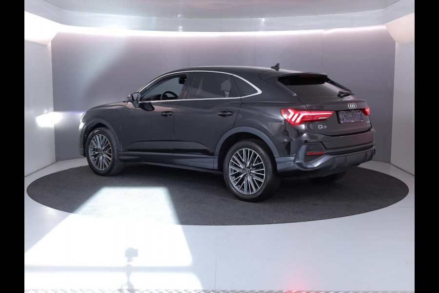 Audi Q3 Sportback 45 TFSI e Edition 245 pk S-tronic | Navigatie | Parkeersensoren (Park assist) | Achteruitrijcamera | Stoelverwarming | Adaptieve cruise control | Lederen bekleding |