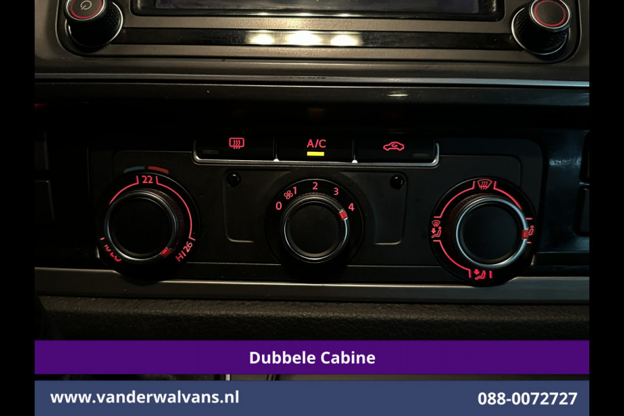 Volkswagen Transporter 2.0 TDI 150pk Automaat L2H1 Dubbele Cabine Euro6 Airco | 5-Zits | Navigatie | LM Velgen Apple Carplay, Android Auto, Cruisecontrol, Parkeersensoren, Verwarmde voorruit, Achterklep