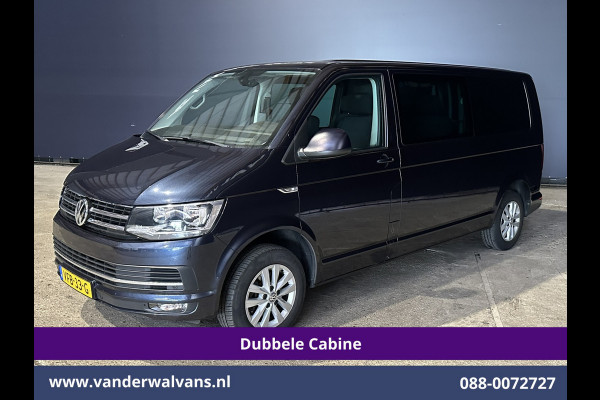 Volkswagen Transporter 2.0 TDI 150pk Automaat L2H1 Dubbele Cabine Euro6 Airco | 5-Zits | Navigatie | LM Velgen Apple Carplay, Android Auto, Cruisecontrol, Parkeersensoren, Verwarmde voorruit, Achterklep