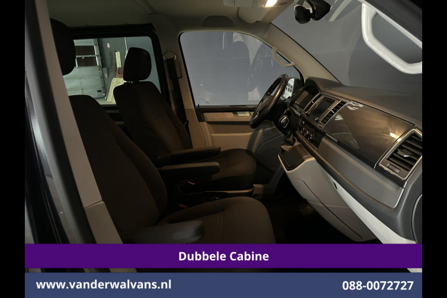 Volkswagen Transporter 2.0 TDI 150pk Automaat L2H1 Dubbele Cabine Euro6 Airco | 5-Zits | Navigatie | LM Velgen Apple Carplay, Android Auto, Cruisecontrol, Parkeersensoren, Verwarmde voorruit, Achterklep