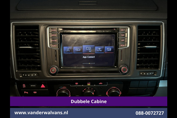 Volkswagen Transporter 2.0 TDI 150pk Automaat L2H1 Dubbele Cabine Euro6 Airco | 5-Zits | Navigatie | LM Velgen Apple Carplay, Android Auto, Cruisecontrol, Parkeersensoren, Verwarmde voorruit, Achterklep