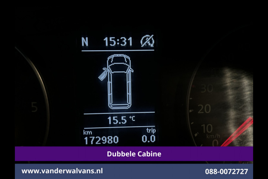 Volkswagen Transporter 2.0 TDI 150pk Automaat L2H1 Dubbele Cabine Euro6 Airco | 5-Zits | Navigatie | LM Velgen Apple Carplay, Android Auto, Cruisecontrol, Parkeersensoren, Verwarmde voorruit, Achterklep