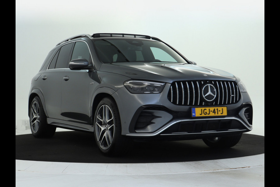 Mercedes-Benz GLE Mercedes-AMG 53 Hybrid 4MATIC+ Trekhaak | Panorama Schuif-Kanteldak | Burmester® | Distronic | Memory Voorstoelen | 360°-Camera. Inclusief 24 maanden MB Certified garantie voor Europa.