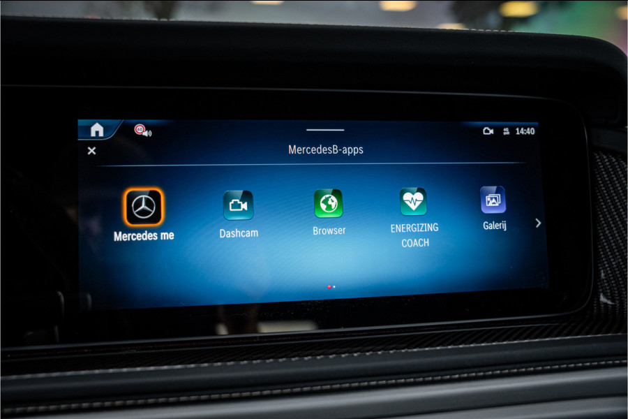 Mercedes-Benz G-Klasse AMG 63 ** Akrapovic ** AMG Performance Pack ** Carbon ** Xpell PPF Face-lift MY25 ** Grijs kenteken (excl. btw) ** Target Blue Eye