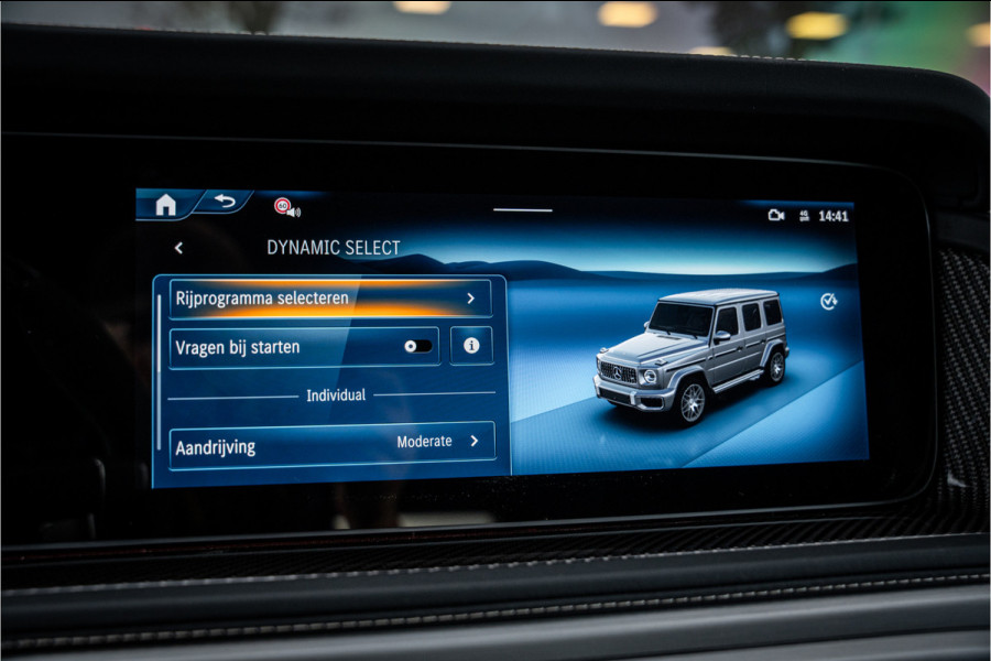 Mercedes-Benz G-Klasse AMG 63 ** Akrapovic ** AMG Performance Pack ** Carbon ** Xpell PPF Face-lift MY25 ** Grijs kenteken (excl. btw) ** Target Blue Eye