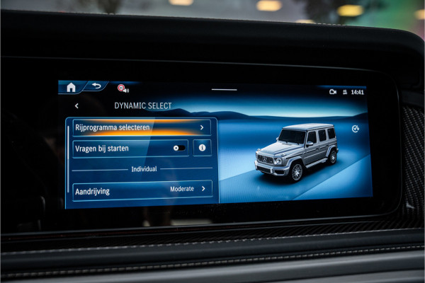 Mercedes-Benz G-Klasse AMG 63 ** Akrapovic ** AMG Performance Pack ** Carbon ** Xpell PPF Face-lift MY25 ** Grijs kenteken (excl. btw) ** Target Blue Eye
