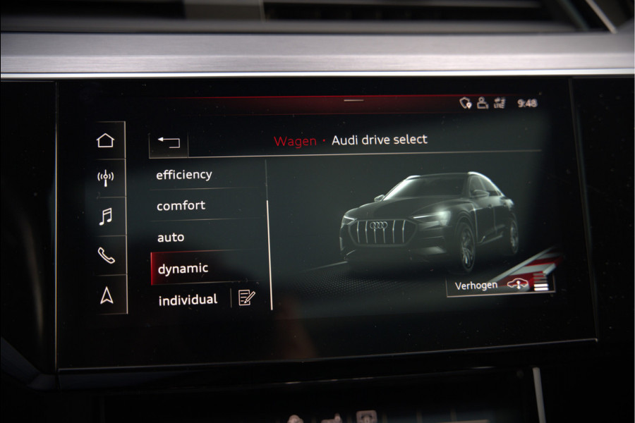 Audi e-tron Sportback 50 quattro S edition 71 kWh | S-Line | Black Edition | Panoramadak | Memory Seats | Luchtvering | Adaptive Cruise Control | Apple Carplay | Keyless | Matrix LED | Leder | Stoelverwarming | NAP |