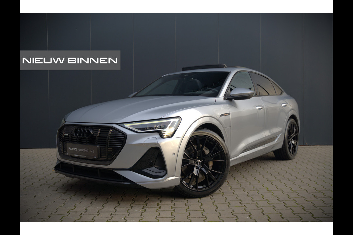 Audi e-tron Sportback 50 quattro S edition 71 kWh | S-Line | Black Edition | Panoramadak | Memory Seats | Luchtvering | Adaptive Cruise Control | Apple Carplay | Keyless | Matrix LED | Leder | Stoelverwarming | NAP |
