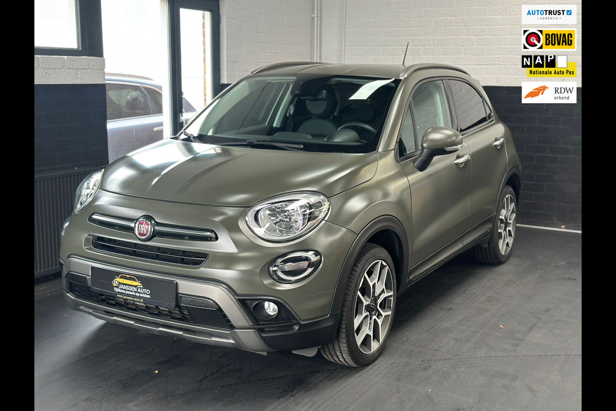 Fiat 500X 1.3 GSE Sport | Mat Groen origineel | 1/2 leder | Facelift | 150PK | Navi | Camera | Uniek
