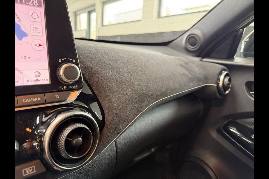 Nissan Juke 1.6 Hybrid N-Design | Bose | Leder/alcantara | 360 cam | Carplay | Parelmoer wit