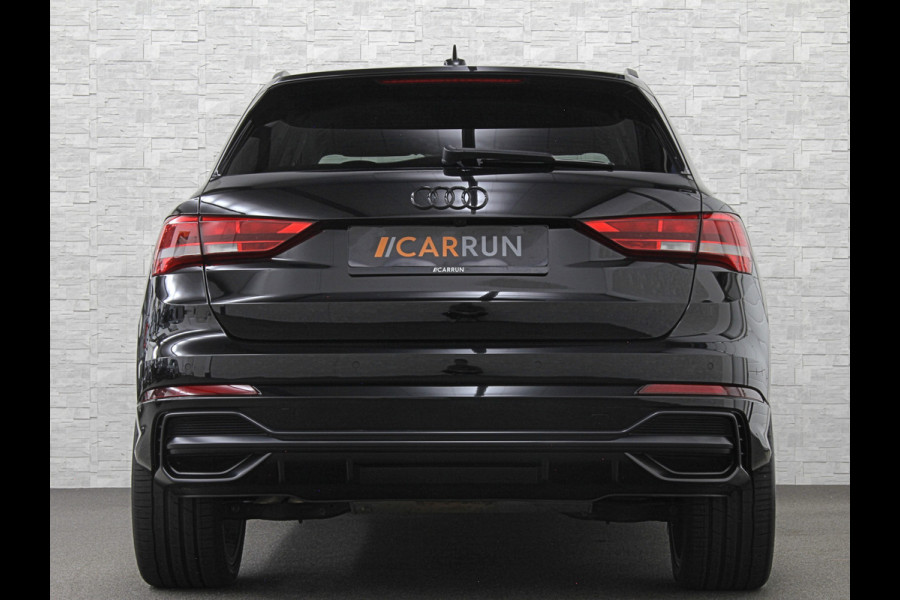 Audi Q3 45 TFSI e S-Line | ACC | Virtual-Cockpit | Standkachel | Sportstoelen | Getint-Glas | Black-Optic | Carplay | LED | Lane-Assist | Climate-Control | Stoelverwarming | Achteruitrij-Camera | DAB | BOVAG Garantie |