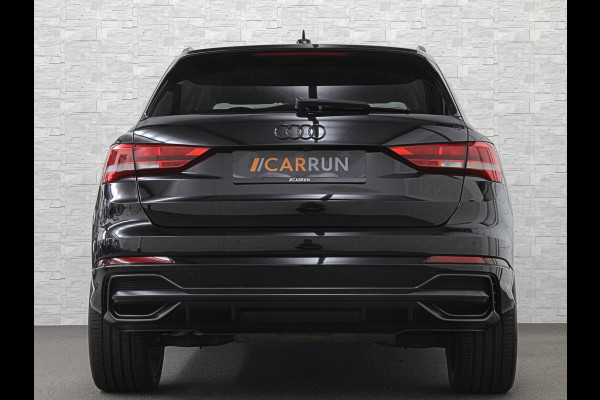 Audi Q3 45 TFSI e S-Line | ACC | Virtual-Cockpit | Standkachel | Sportstoelen | Getint-Glas | Black-Optic | Carplay | LED | Lane-Assist | Climate-Control | Stoelverwarming | Achteruitrij-Camera | DAB | BOVAG Garantie |