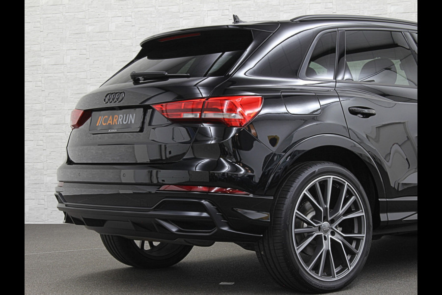 Audi Q3 45 TFSI e S-Line | ACC | Virtual-Cockpit | Standkachel | Sportstoelen | Getint-Glas | Black-Optic | Carplay | LED | Lane-Assist | Climate-Control | Stoelverwarming | Achteruitrij-Camera | DAB | BOVAG Garantie |
