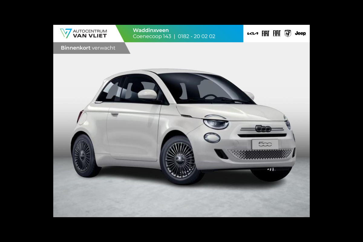 Fiat 500 1.0 Hybrid | Torino | MY2026 | New | Clima | Carplay | PDC | Priv Glass | Ice White