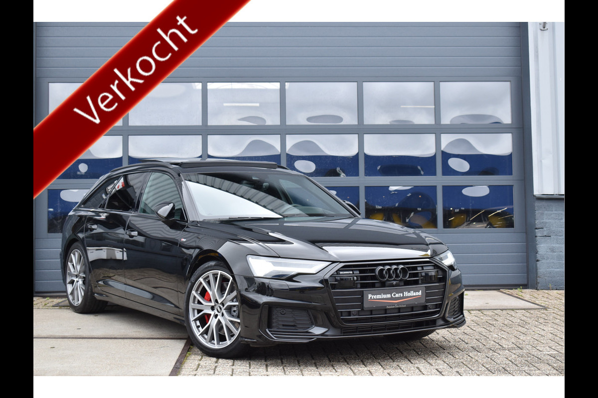 Audi A6 Avant 55 TFSI e Quattro 367 Pk S-Line Pano Leder Hud Matrix HD Keyless S6 Pakket 360 Camera 20 Inch