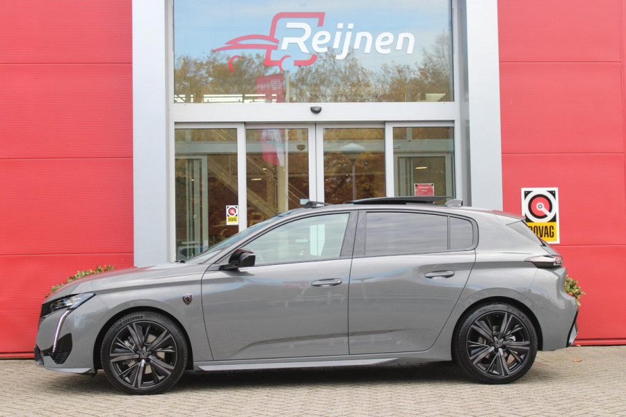 Peugeot 308 1.2 Hybrid 145PK e-DCS6 GT | PANORAMISCH SCHUIF/KANTEL DAK | FOCAL AUDIO SYSTEM | AFNEEMBARE TREKHAAK | LED MATRIX KOPLAMPEN | 360° CAMERA | DRAADLOZE APPLE CARPLAY/ANDROID AUTO | DRAADLOZE TELEFOONLADER | ELEKTRISCH BEDIENBARE BESTUURDERSSTOEL | LEDEREN/ALCANTARA BEKLEDING | STOEL/STUUR VERWARMING | ADAPTIVE CRUISE CONTROL | KEYLESS ENTRY/START | DODEHOEK DETECTIE |