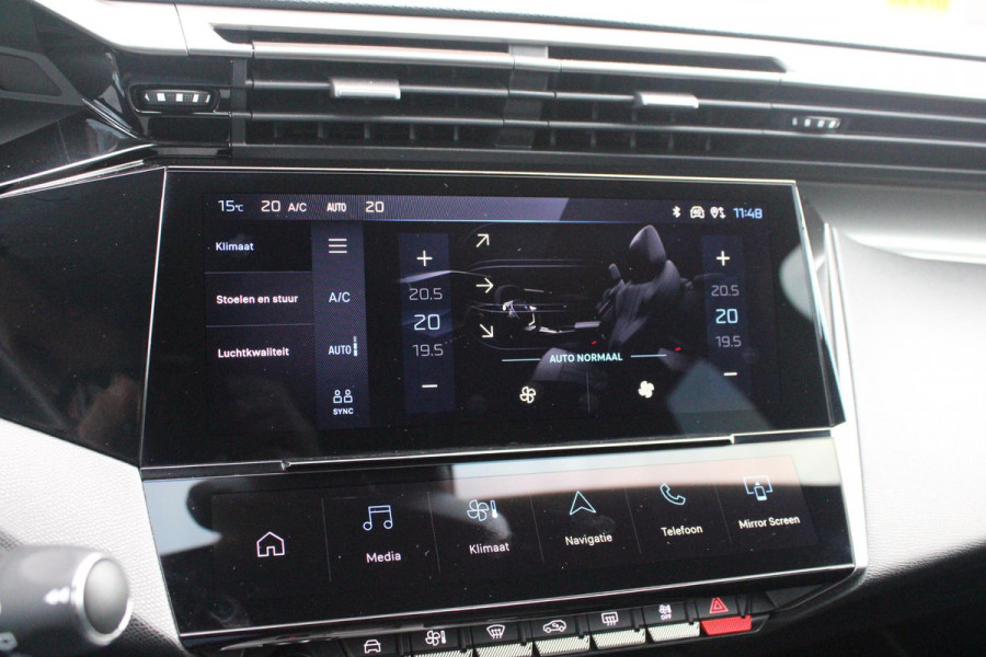 Peugeot 308 1.2 Hybrid 145PK e-DCS6 GT | PANORAMISCH SCHUIF/KANTEL DAK | FOCAL AUDIO SYSTEM | AFNEEMBARE TREKHAAK | LED MATRIX KOPLAMPEN | 360° CAMERA | DRAADLOZE APPLE CARPLAY/ANDROID AUTO | DRAADLOZE TELEFOONLADER | ELEKTRISCH BEDIENBARE BESTUURDERSSTOEL | LEDEREN/ALCANTARA BEKLEDING | STOEL/STUUR VERWARMING | ADAPTIVE CRUISE CONTROL | KEYLESS ENTRY/START | DODEHOEK DETECTIE |
