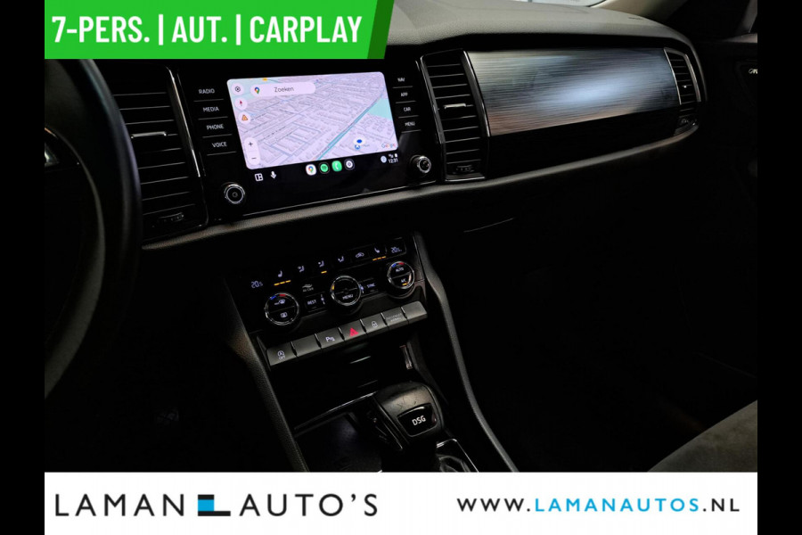 Škoda Kodiaq 1.5 TSI 150pk DSG Limited Business Edition 7P Aut. | Leder/Alcantara CarPlay Canton ECC Navi LED ACC 19" LMV Camera Side Assist