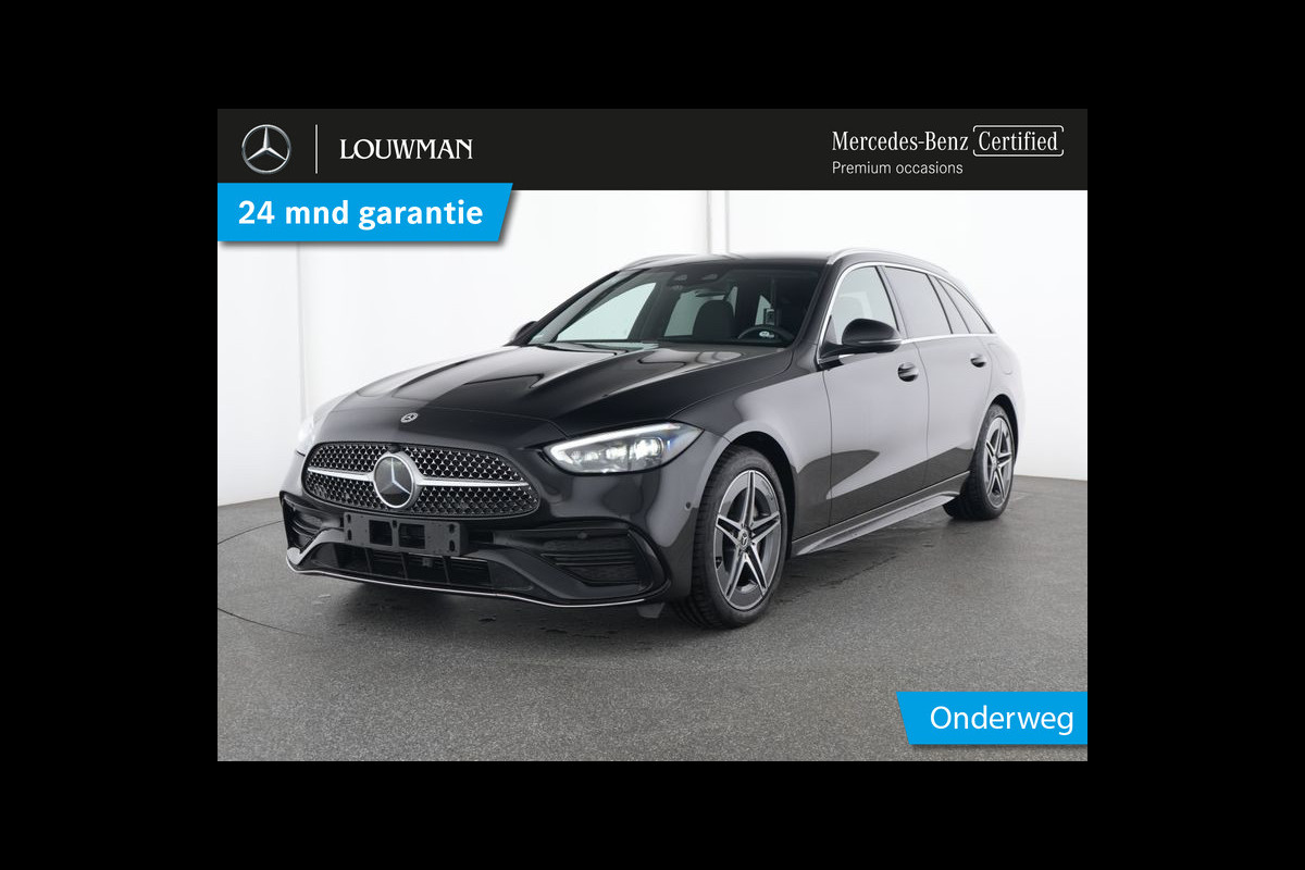 Mercedes-Benz C-Klasse Estate 300 e AMG Plug-In Hybride AMG Line | Trekhaak | Panorama Schuif-Kanteldak | Digital Licht | Rijassistentiepakket Plus incl. PRE-SAFE Inclusief 24 maanden MB Certified garantie voor Europa.