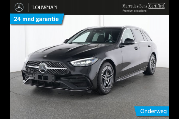 Mercedes-Benz C-Klasse Estate 300 e AMG Plug-In Hybride AMG Line | Trekhaak | Panorama Schuif-Kanteldak | Digital Licht | Rijassistentiepakket Plus incl. PRE-SAFE Inclusief 24 maanden MB Certified garantie voor Europa.